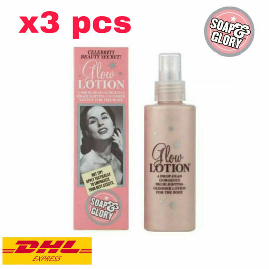 150 ml Soap & Glory Body Glimmer Glow Lotion Fragranced Shimmer Lotion