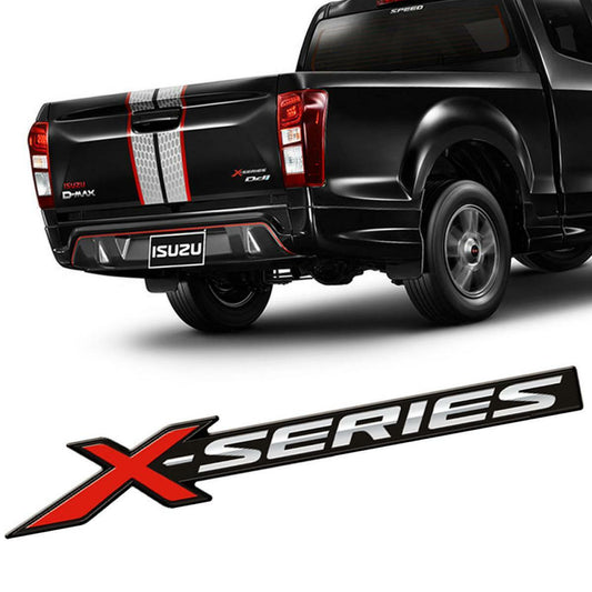 Logo Emblem Decal Badges "X-SERIES" Fit All Isuzu D-Max Dmax 2012-2019