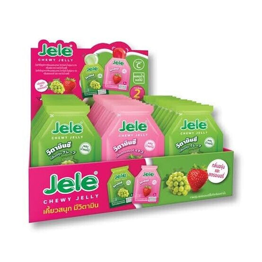 Jele Chewy Jelly mixed with konjac, 0 calories, not fat, chewy, high vitamin C