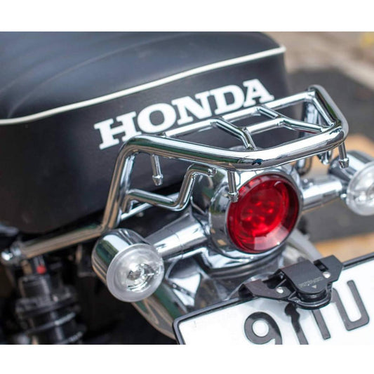 REAR RACK FENDER MUD GUARD LUGGAGE CARRIER CHROME FOR HONDA MONKEY Z125 2018-22