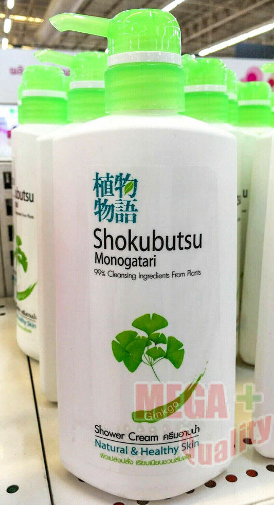 Shokubutsu monogatari shower cream cleansing body bath ginkgo 500 ml