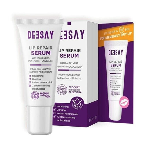Deesay Lip Repair Serum Moisturizing, beautiful pink lips peach pink color 8 ml.
