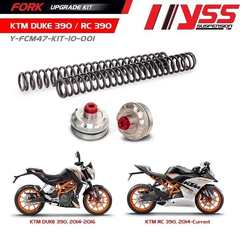 YSS FRONT FORK UPGRADE KIT FOR KTM DUKE 390 2012 2016 Y-FCM47-KIT-10-001