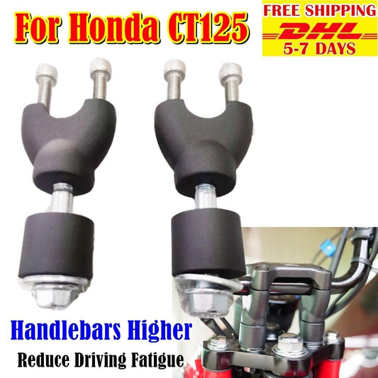 S5 Motorcycle Handlebar For Honda Ct125 Clamp Higher Support Bar Mount Handle