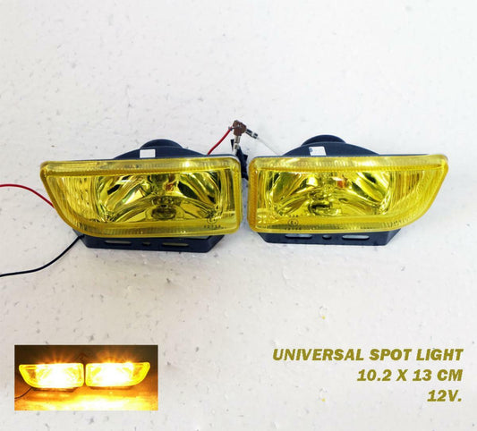 Univeral Lamp Amber Spot Light Fog Lamp H3 12V. Bulbs Yellow Len 2" Dlaa166