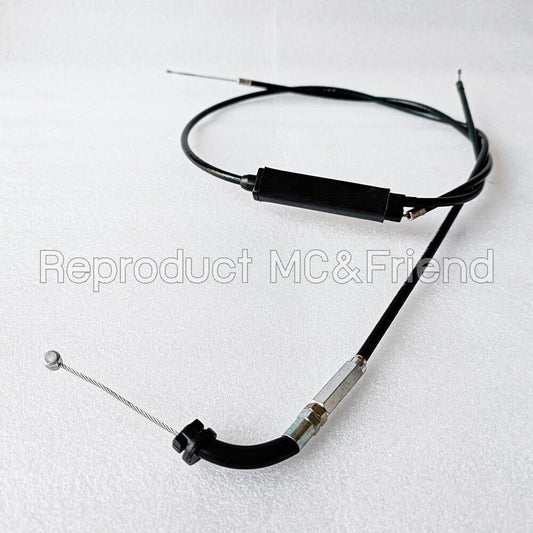 Dual Throttle Cable :Fits Suzuki 1978-1981 TS100 TS100C/N TS125 TS125C/N TS125ER