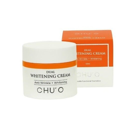 CHU’O Dual Whitening Cream Moisture Skin Anti Wrinkle with extracts flowers 50ml
