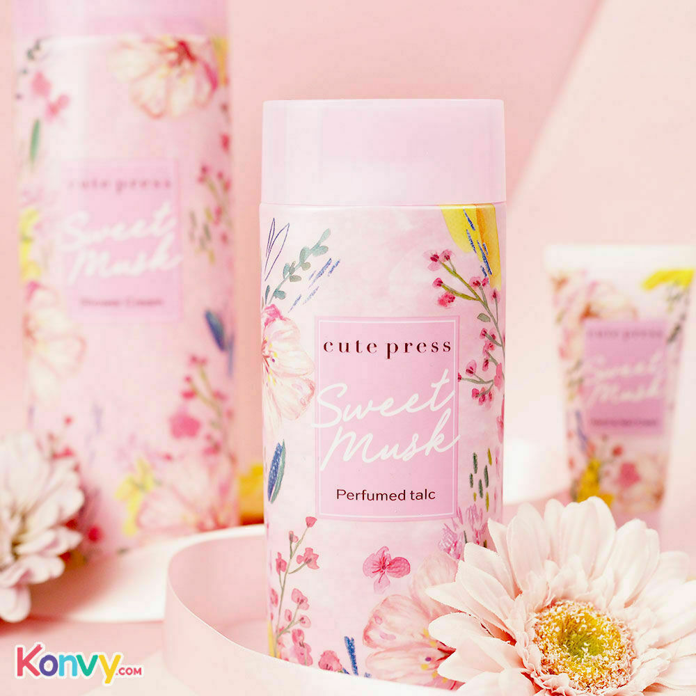 Cute Press Sweet Musk Perfume Talc 100 g Sweet from the mass of flowers
