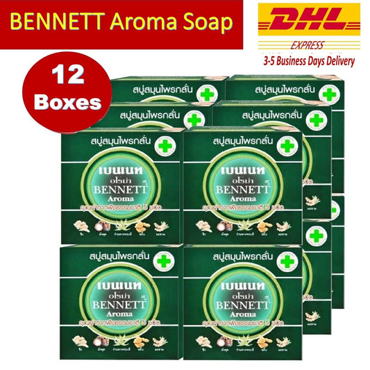 12x BENNETT Aroma Soap Distilled Herbal Nourishing Skin Slow Down Aging Smooth