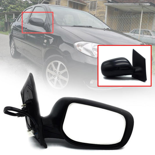 3 Wires Electric Side Mirror Black RH For Toyota Vios Yaris 2007-12 Sedan Black