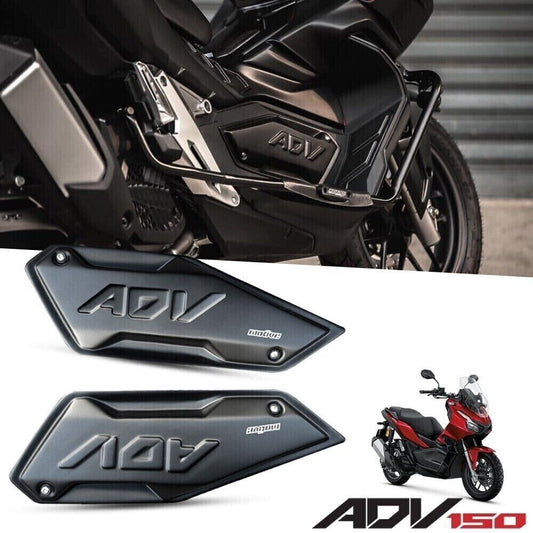 MATTE BLACK REAR SIDE FOOTREST PANEL BODY FAIRING FOR HONDA ADV 150 ADV150 19-23