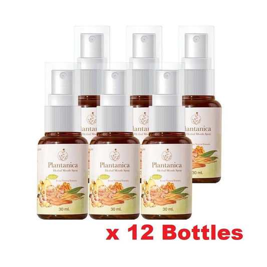 12x Plantanica Mouth Spray natural extracts Oral Care fresh breath moisturize