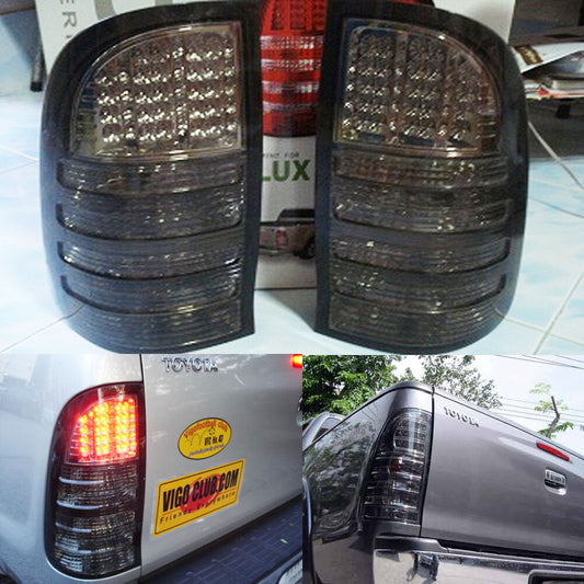 Smoke Led Rear Tail Light Tail Lamp Toyota Hilux Vigo Sr5 Mk6 05-12 Ute 4WD 2WD