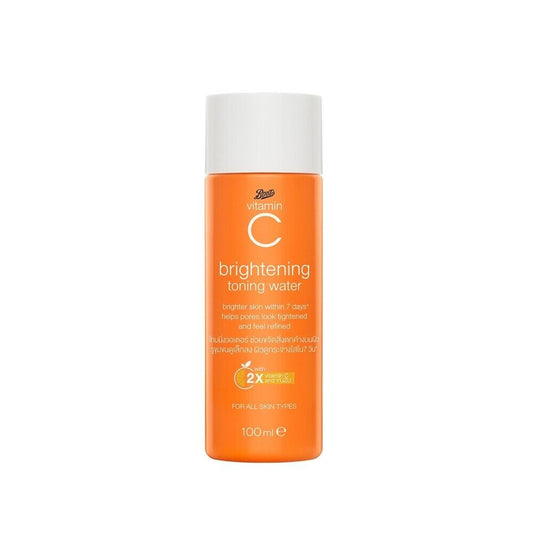 Boots Vitamin C Brightening Toning Water Bright Skin Pore Minimizing Clean 100ml