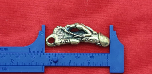 Rare Lp Aub Paladkik Nang Pim Magic Charm Luck Rich Love Mercy Magic Thai Amulet