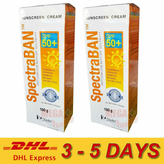 2 x 100g Stiefel SpectraBAN SUNSCREEN Super Protection UVA-B SPF50 ** Express !