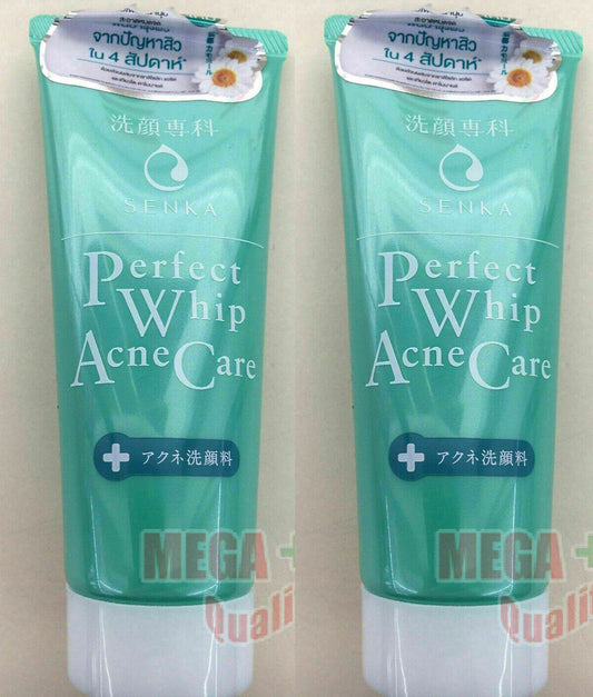2 x 50g Shiseido Perfect Whip Acne Care Cleanser Genuine Foaming Pore clean