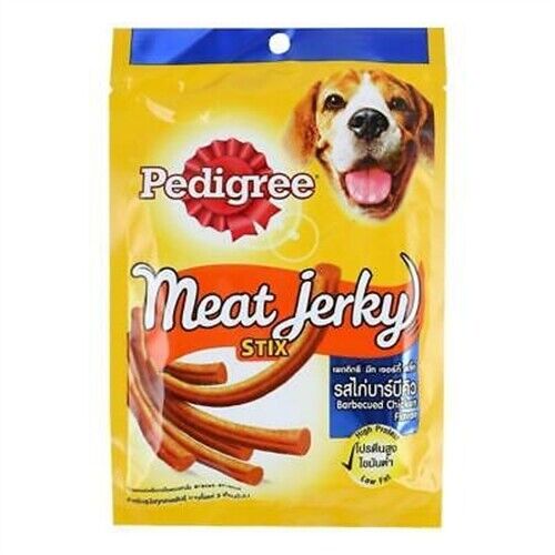 Pedigree Treats Meat Jerky STIX Babecued Chicken Flavor High Nutritionally 60g