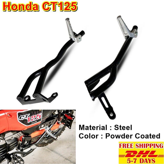 Rear Foot Pegs For Honda Ct125 Passenger Trail Hunter Footrest Cub Rest Step