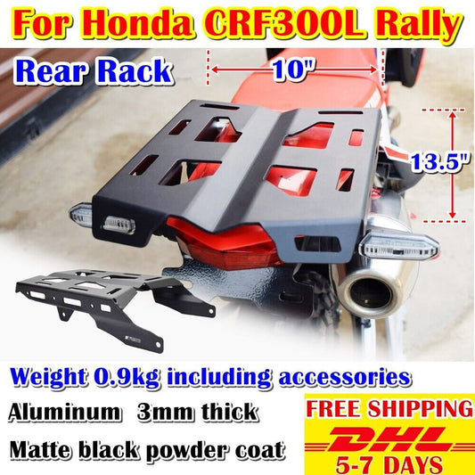 RACK For HONDA CRF300L CRF300 Rally 2020 2021 SUPPORT BOX Aluminum 3 mm Thick