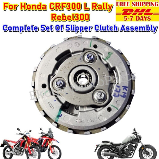 S27 Complete Set Of Slipper Clutch Assembly For HONDA Crf300 L Rally Kit Springs