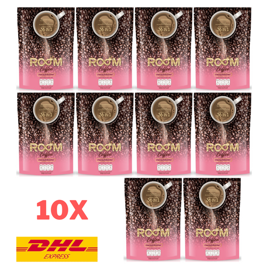 10x Room Coffee Instant Mix Arabica 36 in 1 Collagen Slim Fit Weight Control