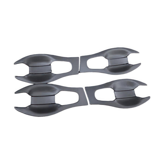 4 PCs Door Handle Bowl Cover Matte Black Fit Toyota Sienta MPV 2016-2019 XP170