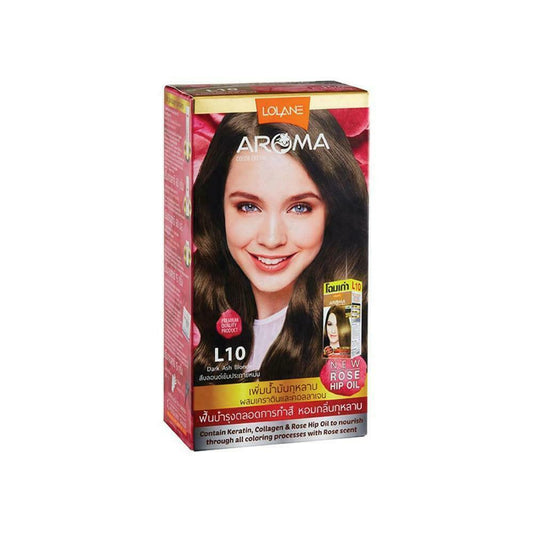 Lolane Aroma Color Cream L10 Dark Ash Blonde 60 ml plus Keratin and collagen