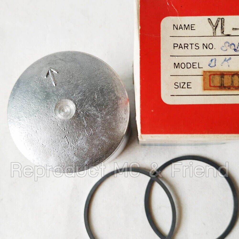 Yamaha YL2 YL2C L5T L5TA Piston & Ring Set Oversize 1.00 (Diameter=53.00mm.)