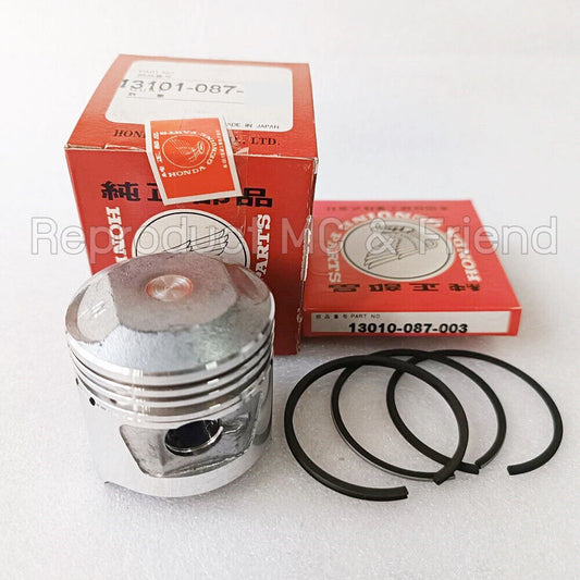 Piston Kit STD Size (Dia 47.00mm) For Honda C70 ('80-'81) C70K1 C70M C70Z CD70K1