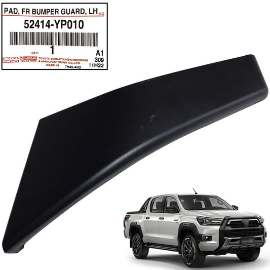 Left LH Front Bumper Guard Pad GENUINE For 2020-22 Toyota Hilux Rocco Prerunner