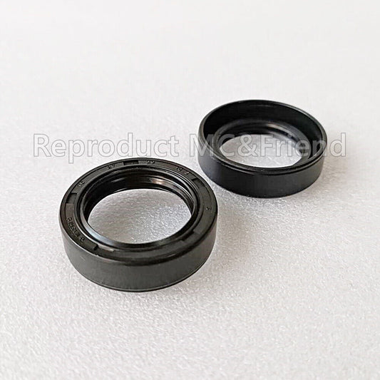 Set 2 pcs. Fork Oil Seal 27-39-10.5 For Suzuki TS50 (1971-1974) TS75 (1975-1977)