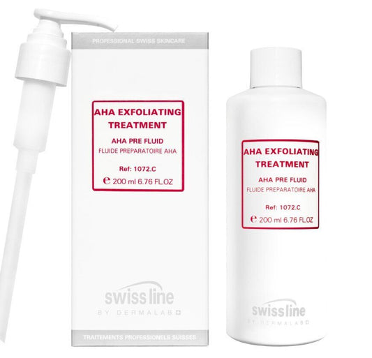 Swiss Line AHA Pre-Fluid 200ml Salon Size #ibea