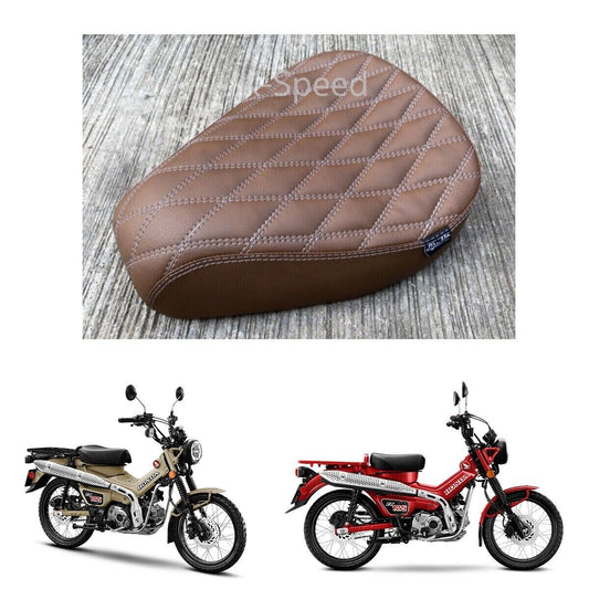 Brown Vintage Seat Pad Cushion Thread V4 For Honda CT125 Hunter Cub 2020 - 2023
