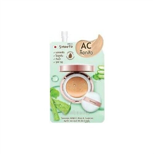 Smooto AA and CC Aloe-E Cushion SPF 50 8 ml 0.27 fl oz Sensitive Skin