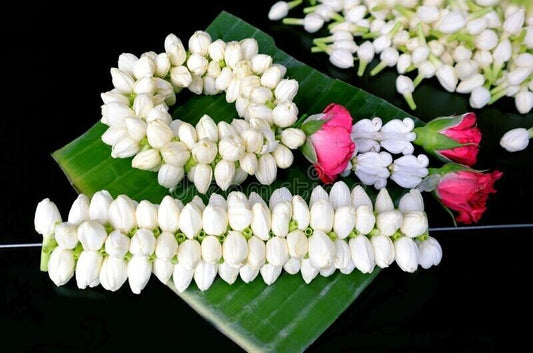 3000x Jasmine Flower Artificial Tissue Paper Thai Garland Handcrafts DIY Art