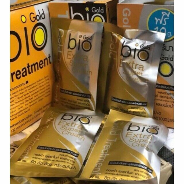 10X Bio Gold Treatment Cream Nourish Hair protect hair split ends Smooth Sleek