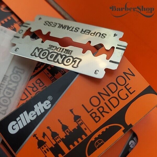 100x Gillette London Bridge 2 Sharp Razors Easy Shave Best Value Hair Cut Beard