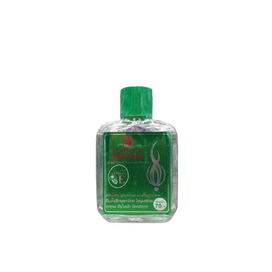 Bualuang Hair Coat Natural Herbs with Vitamin E Green 85 ml
