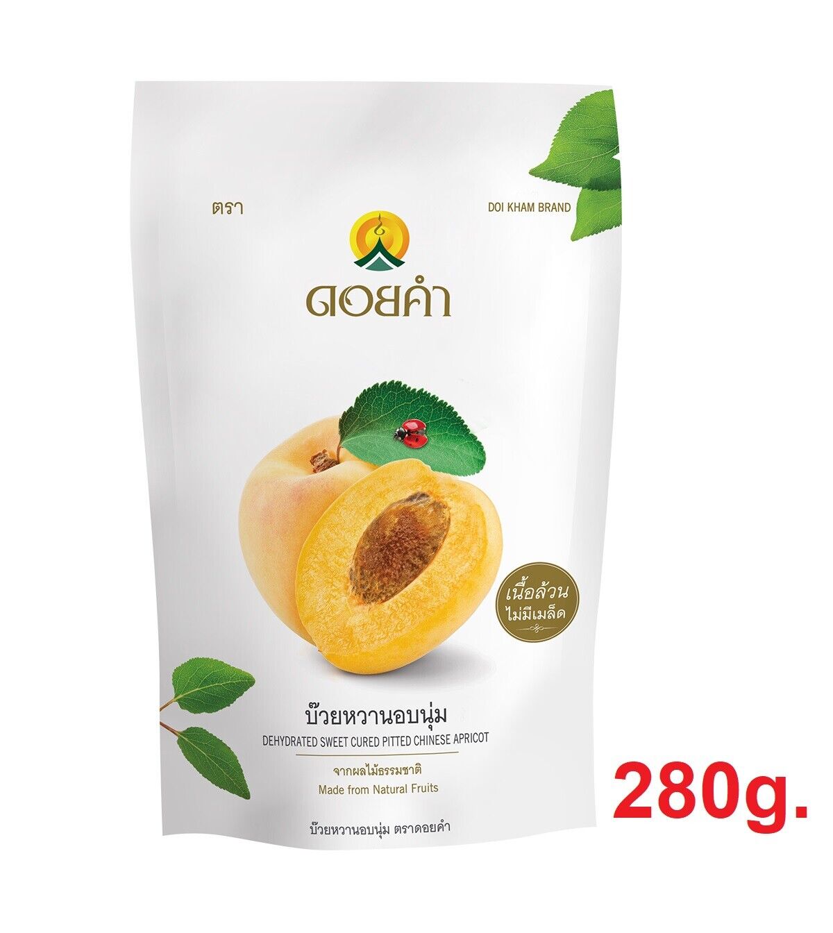 Doi Kham Fruit Dehydrated Snack Delicious taste no color artificial flavor added