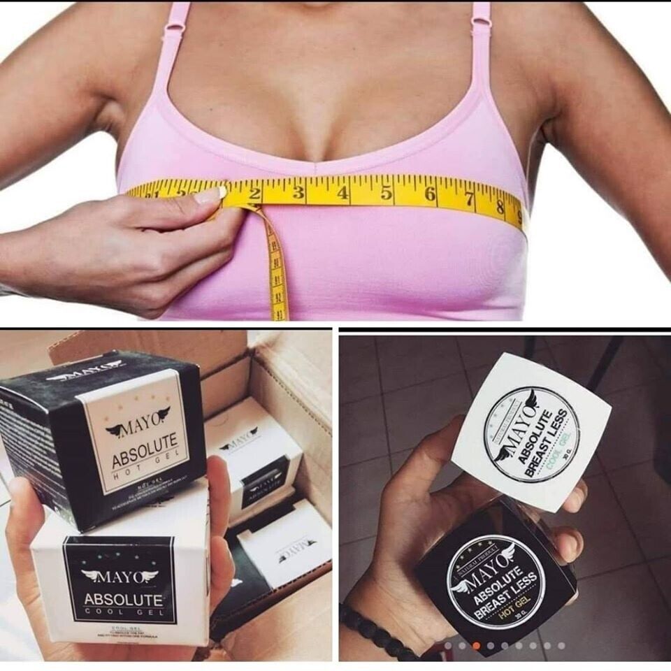 30 g. MAYO Hot Gel Reduce Breast Size Fit Firm Women Men Less Chest Natural
