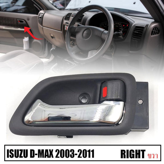1PC Inner Door Handle Interior Chrome RIGHT FIT Isuzu D-MAX 2003-2011 Pickup