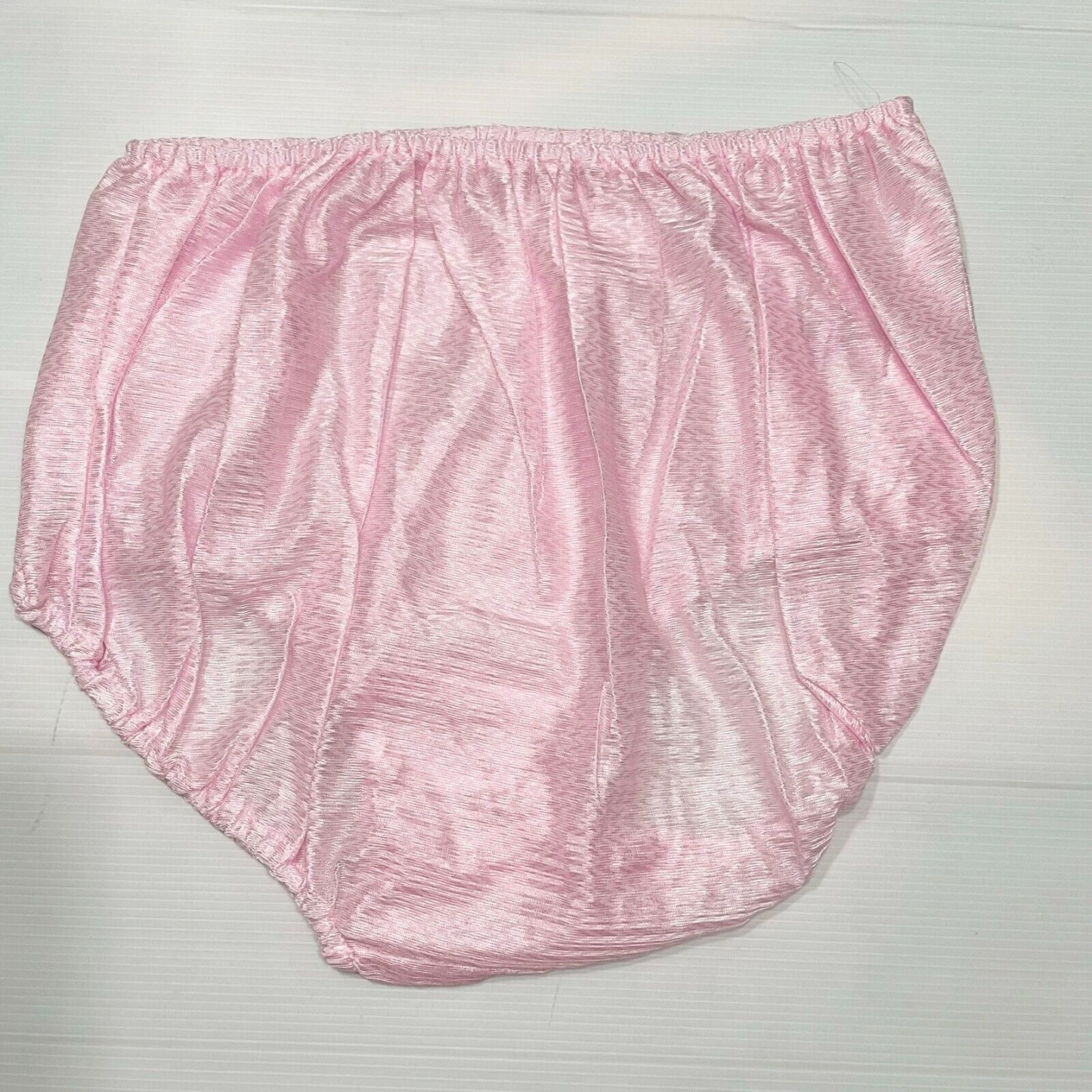 x6 Vintage Nylon Silky Panties Women Knickers Hi Briefs Sissy Underwear Size LL