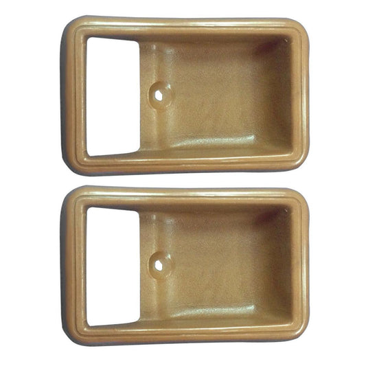 Brown LR Pair Set Inner Door Handle Bezel FIT Nissan Datsun 720 1979-1986 Pickup