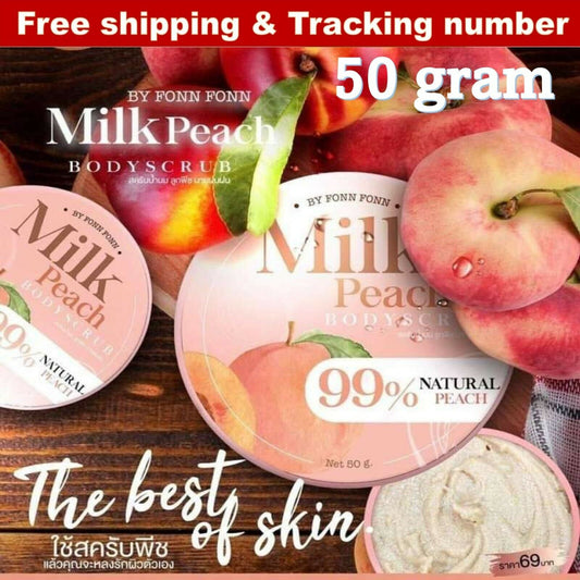 Milk Peach Body Scrub Exfoliating Elbow Knees Armpit Moisture Nourishing Skin