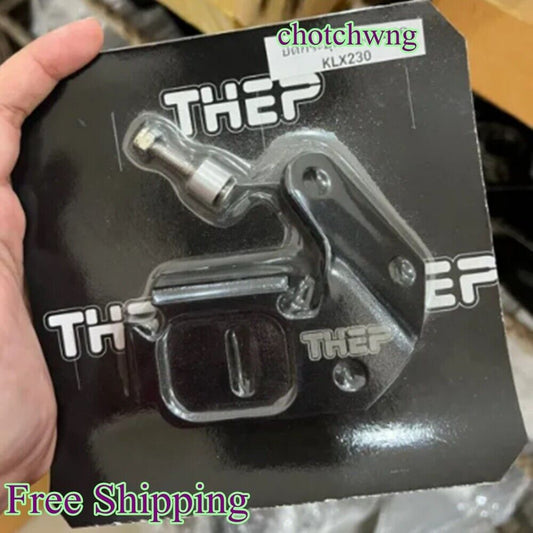 Rear Brake Pump Guard Kawasaki KLX230L/R Protector Cover Aluminum Silver, Black
