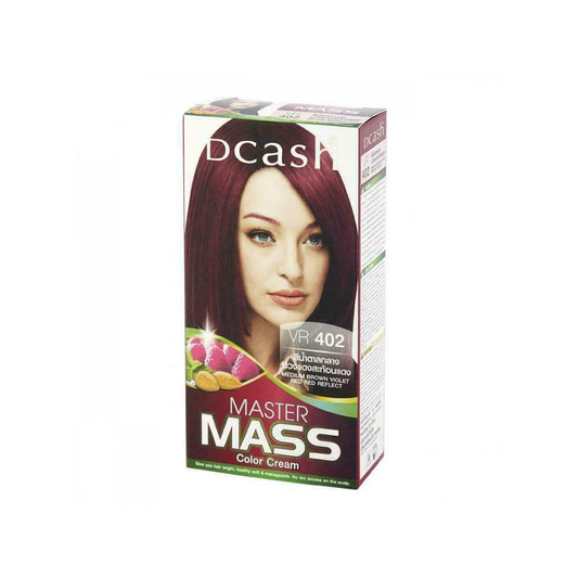 Dcash Master Mass Color Cream VR402 Medium Brown Violet Red Red Reflect 50 ml