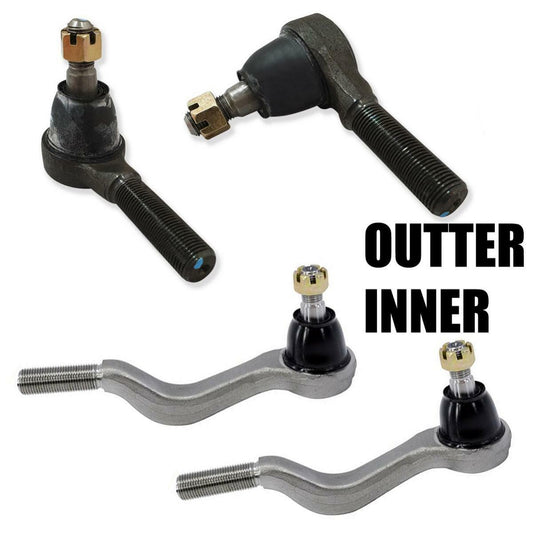 4x Outer Inner Tie Rod End For Mitsubishi L200 4WD 1978-1986 Pickup Ute