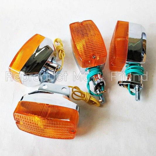 Suzuki FR50 FR80 FR80N Front & Rear Winker Turn Signal Flasher Lamp (set 4 pcs.)