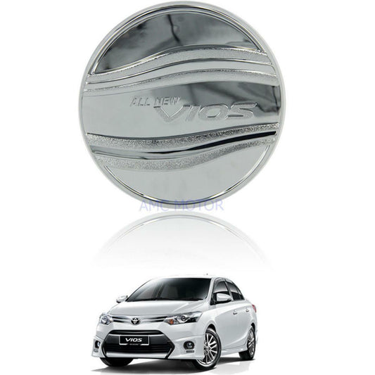 Toyota Belta Vios Yaris Sedan 2013+ Fuel Lid Cap Cover Trim Protect Chrome